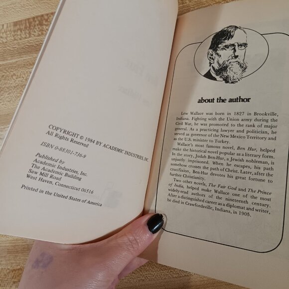 Ben Hur Lew Wallace B&W Pocket Classics Comic Paperback Vintage 80s Christian - Picture 4 of 6